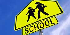 School crossing sign